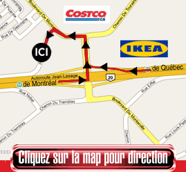 Voir vos itinéraires possibles Voir les directions dans Google Map